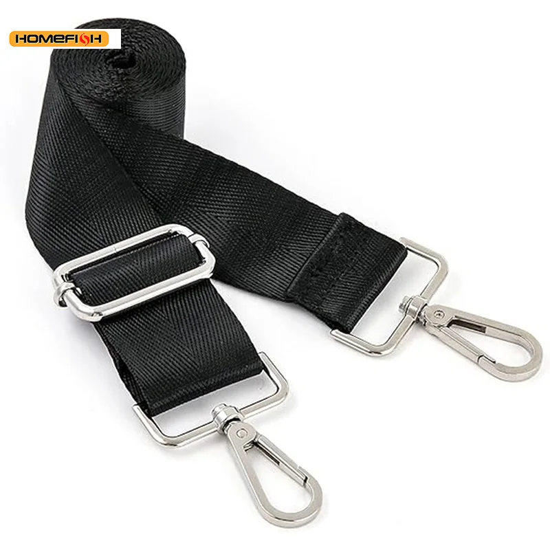 HOMEFISH 80-120CM Verstellbarer Taschen-Schultergurt Ersatz für Aktentasche Umhängetasche Schwarzes Taschenzubehör für Männer und Frauen – Detail 6