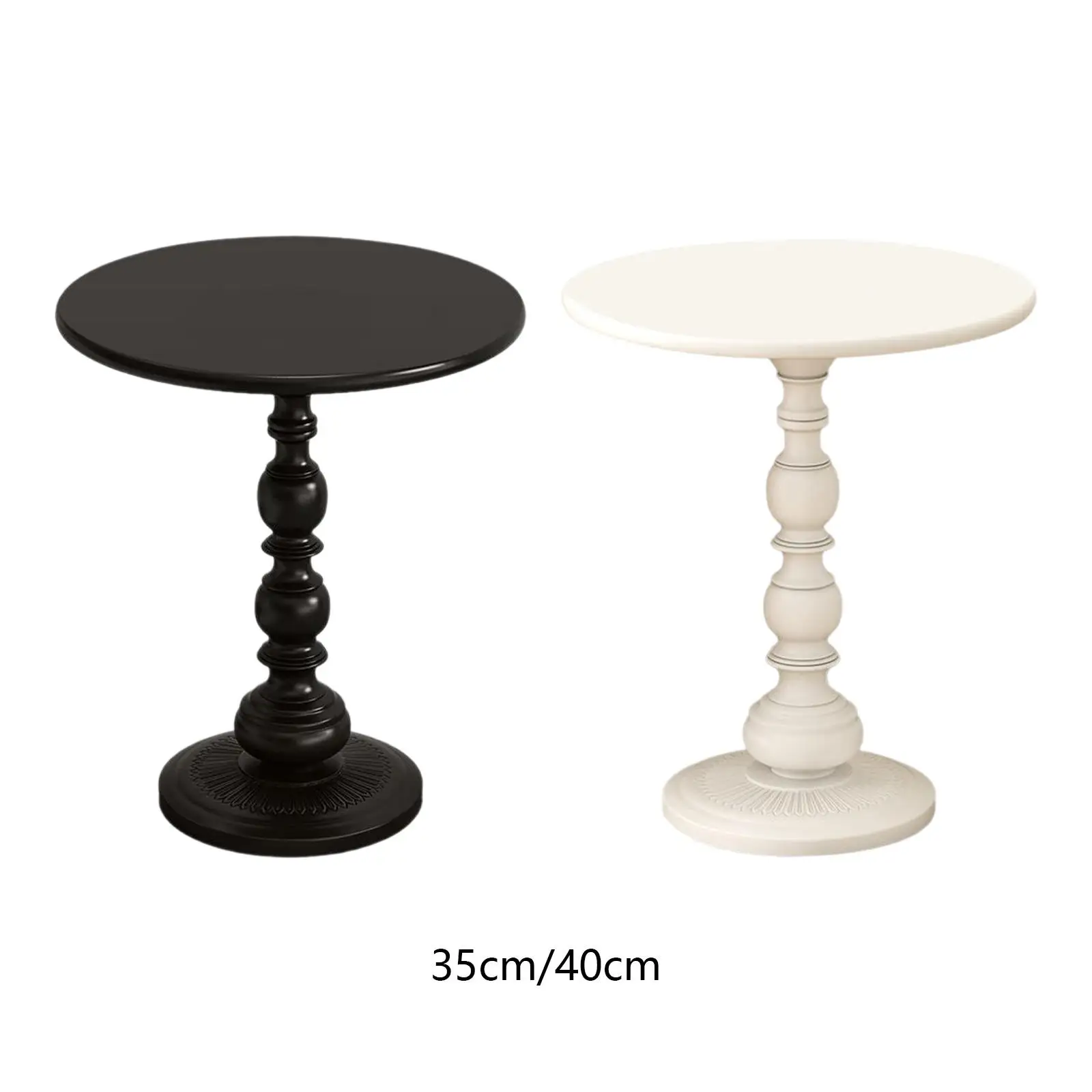 Bedside Table Round (52cm in Height) Lightweight Modern Decor Couch Table for Indoor and Outdoor Bedroom Office Apartmen Balcony