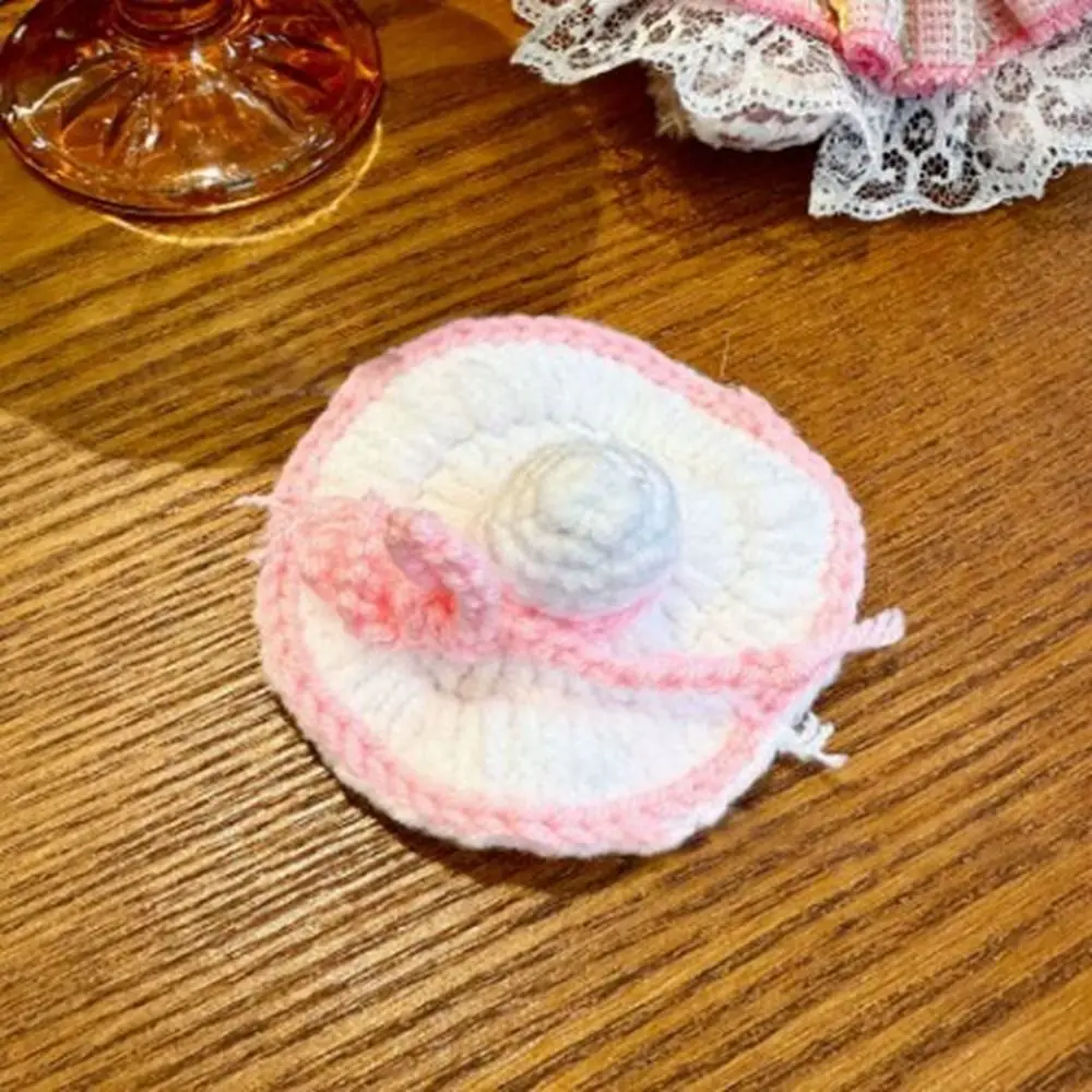 Nowa Modna Czapka Dziana ze Zwierzętami, Codzienna Odzież, Czapki w Kolorach Cukierków, Mini Urocze Akcesoria DIY do Dzianiny, Spódniczki dla Lalek Bawełnianych o Wysokości 10 cm