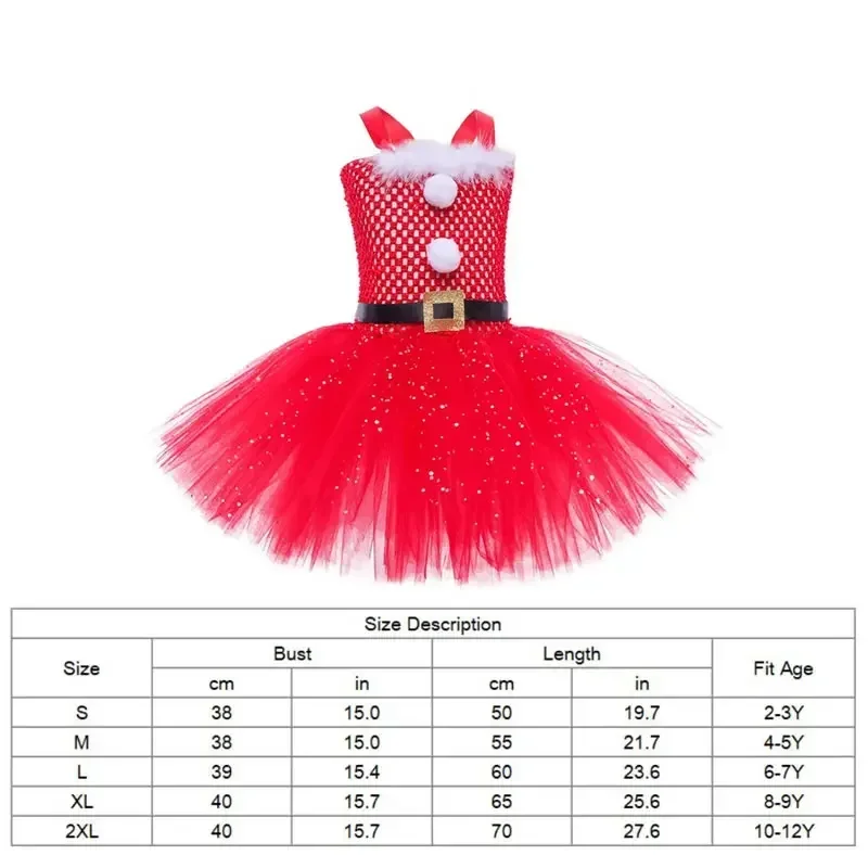 Weihnachten Santa TUTU Spitze Kleid Für Mädchen Cosplay Kostüm Weihnachten Kind Sling Up Party Tunika + Stirnband 2PC Set kind Kleid Kleidung