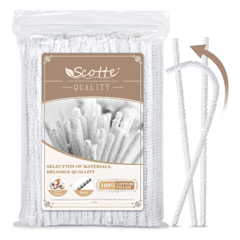Pipe Cleaners Bendable Cotton Rod Smoking Pipe Cleaning Tool Great Tobacco Pipe Smoking Accessories-100 Pieces