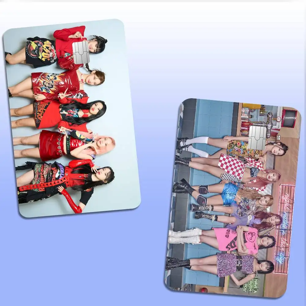 KPOP G I-DLE Game Anime Sticker Film Skin Cover Case For Small Large No Chip Debit Credit Card Front Side