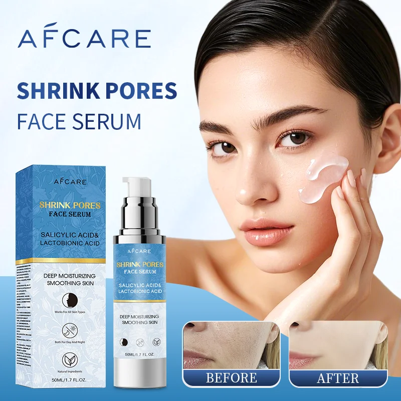 Lactobionic Acid Serum Shrink Pore ​​Care Smooth Nourishing Hydrating Face Skin Care For Large pores Pores Refine the Skin