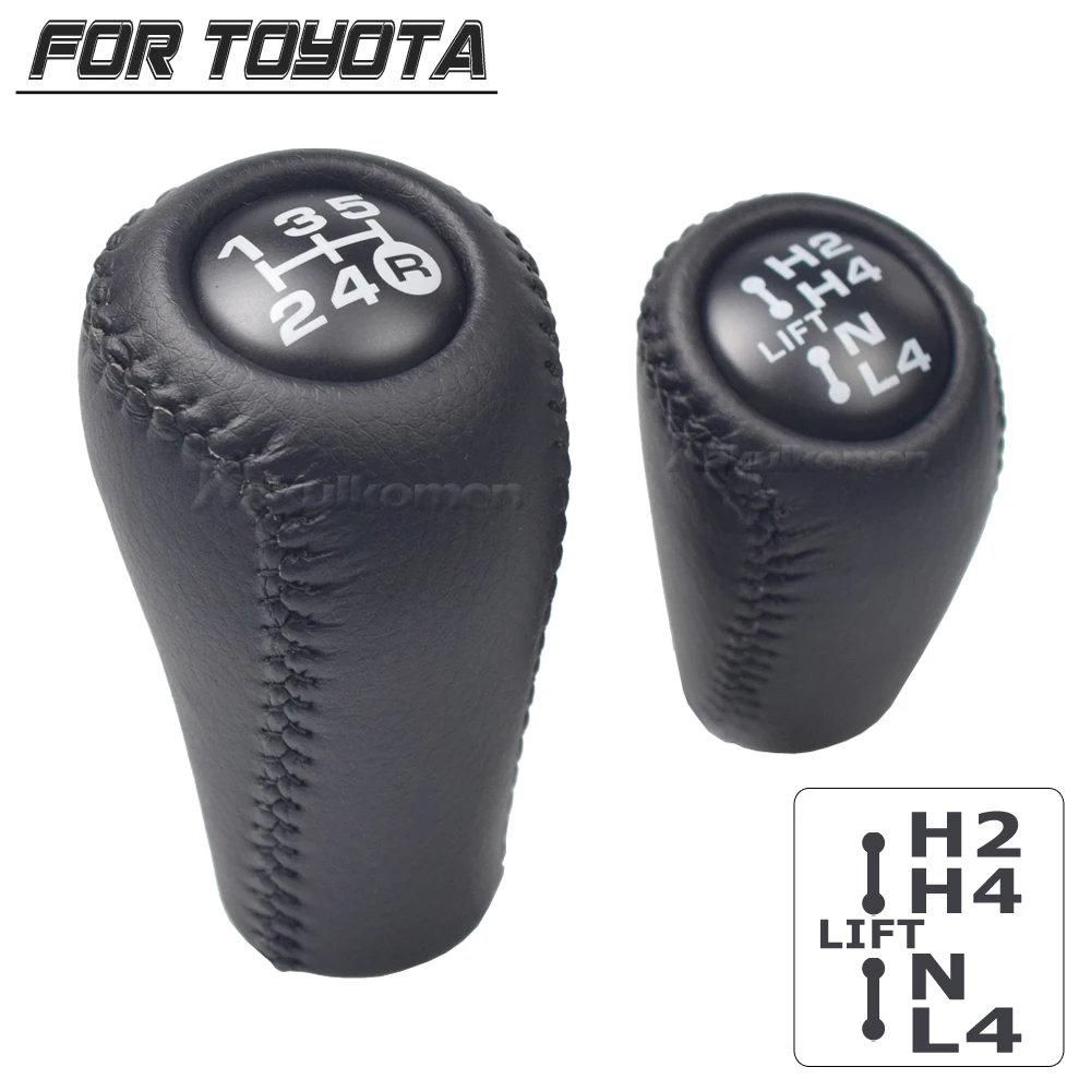 5 Speed Manual Transmission+Transfer Gear Shift Change Lever Knob HandBall For Toyota Land Cruiser FJ70 FJ76 FJ78 FJ79 LC70 LC76