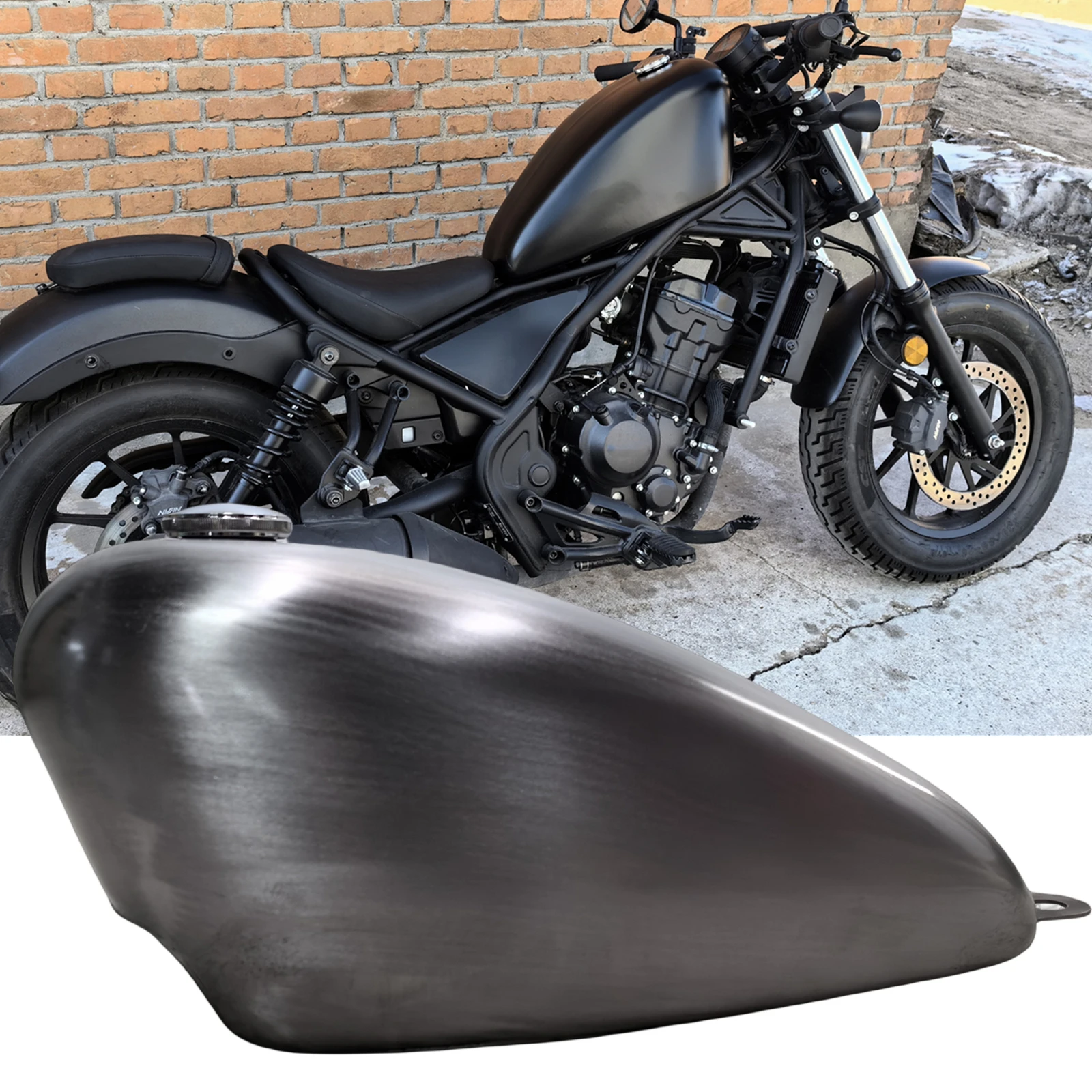 

For HONDA Rebel CM300 CM500 2017-2023 15L Motorcycle Petrol Fuel Tank