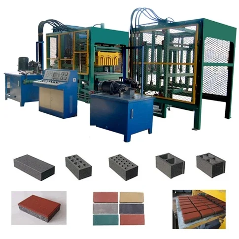 brick making machine 4-2B 4-35 4-40 fully automatic semi-automatic hollow block paving block interlock block AAC