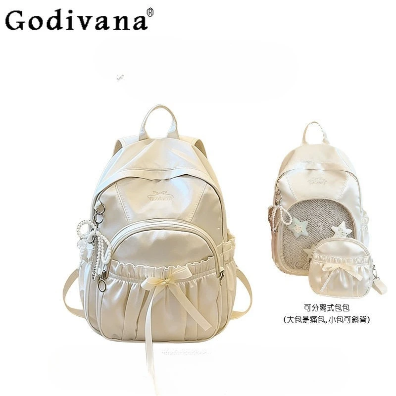 

College Style Japanese Department Original Shoulder ItaBag Daily Commuting Leisure Versatile Small Capacity Going Out Backpack
