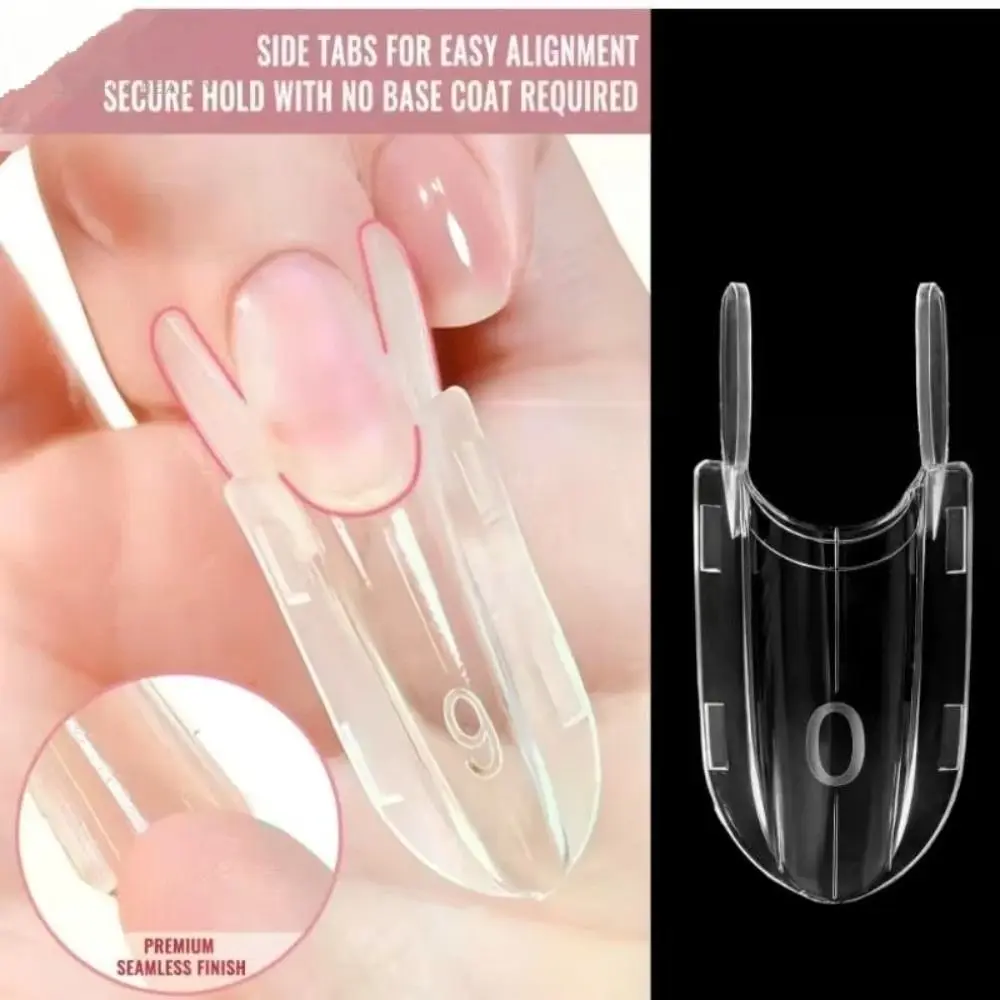 Durable Rocket Shape Nail Forms Reusable Top & Bottom Dual Nail Forms 30pcs Quickly Extend Sandwich Nail Forms Nail Extension
