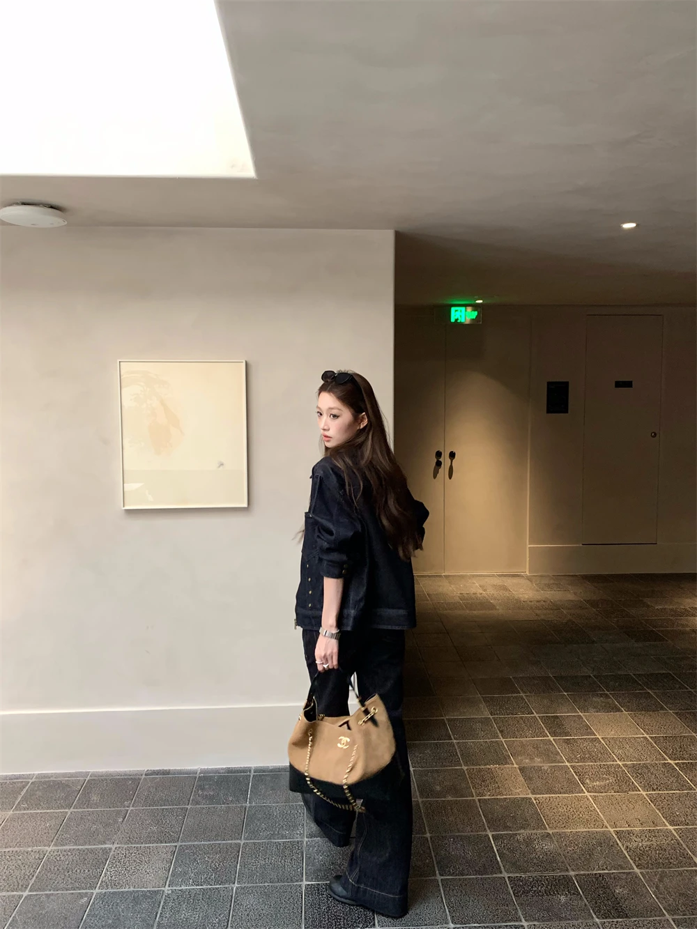 Denim jas gaten dames zomer strandkleding ballonmouwen minimalistisch open voorkant breien uitgehold lichtgewicht bijpassende jas