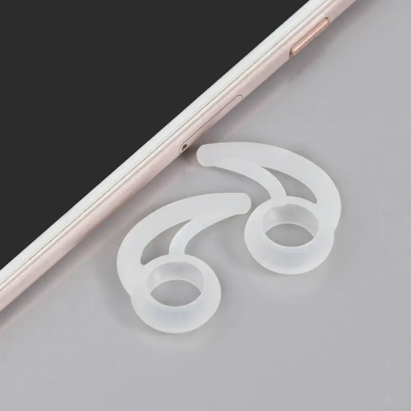 Silicone Ear Tips Earpads Earphone Headphones Cushions Universal with Earhook for Androids Smartphones Earbuds Ear Pad image 5