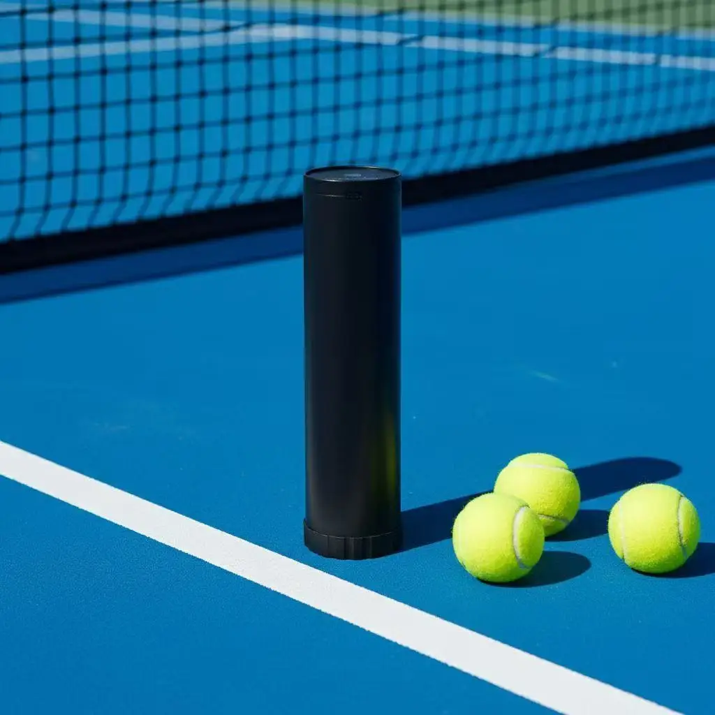 Tennis Pressure Ball Saver & Pressurizer, Automatic Inflation, Holds 3 Balls, Smart Detection & Auto Air Refill, Digital Display