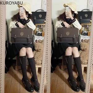 Vintage School -Rucksack für Universitätsschüler, große formelle Kapazität, alle Mädchen im Spiel, süß, kawaii, süß, japanisch 8 Hauptverkaufs -Rucksack K Pop - №3
