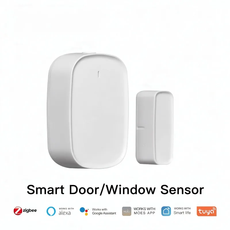 ZigBee Door Window Sensor Smart Home Wireless Security Alarm APP Remote Control Works with Alexa Google Home