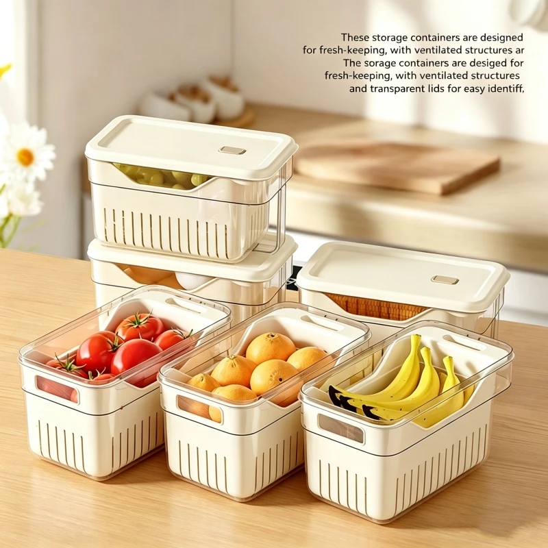 Preservation box, food grade lid, sealed egg, egg, fruit, vegetable, food, frozen storage, draining, refrigerator storage box