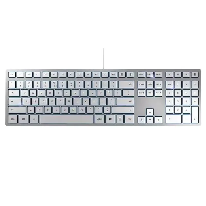 New Ultra‑Slim Quiet USB Wired Multimedia Office Home Keyboard For CHERRY KC6000