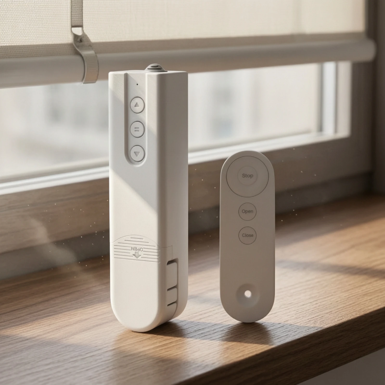 Curtain Motor with Controller Wireless Smart Curtain Motor Automated Compatible for Bedroom, Living Room