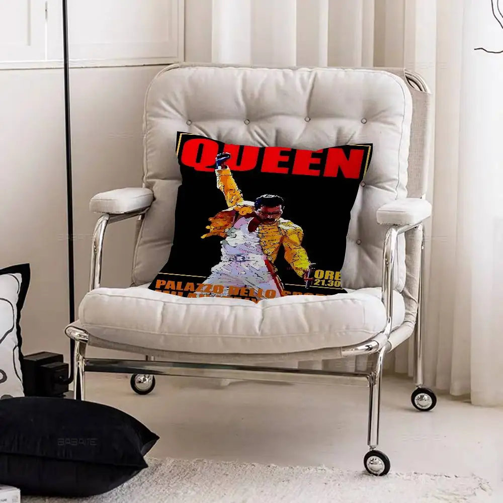 Freddie Mercury Singer pillow cover sofa cushion cover home room decoration children gift