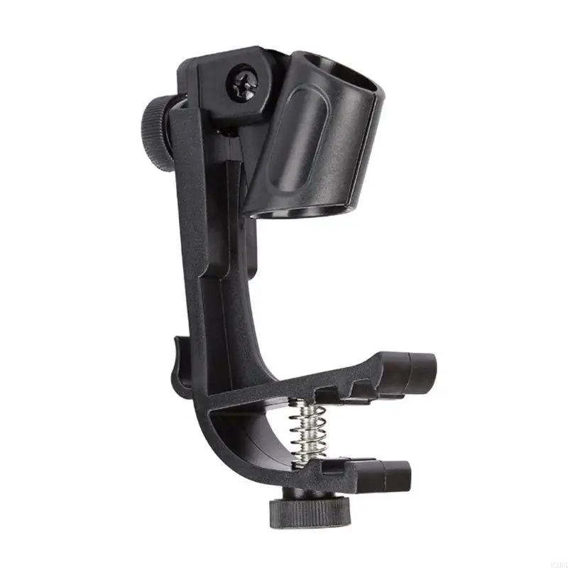 

HXBA Desktop Microphone Holder Stand Mount Flexible Mic Clip for Networking Recording