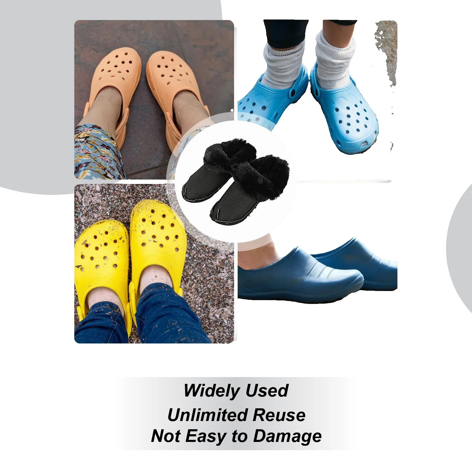 

Clogs Inserts For Shoes Fuzzy Clogs Inserts Thickened Warm Clogs Liners Comfort Cozy Clogs Socks Women Inserts For Mother's Day