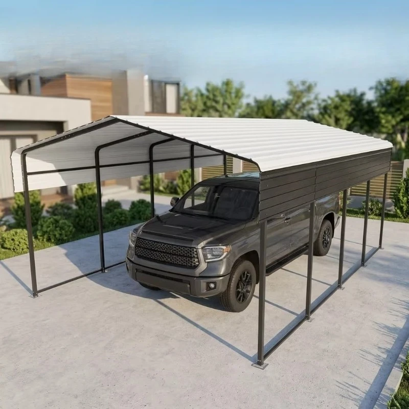 Wholesale Motorcycle Portable Luxury Carports Shade Structures Steel Outdoor Car Storage Industrial Shelter Kits Canopy Direct