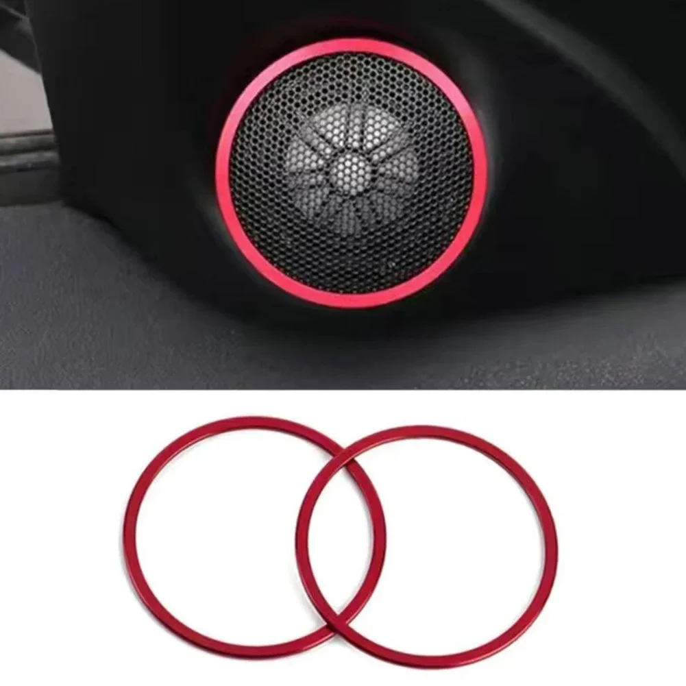 

Speaker Cover Trim Door Speaker Cover Interior Aesthetic Enhancer Aluminum Alloy Trim For Range Evoque Convertible