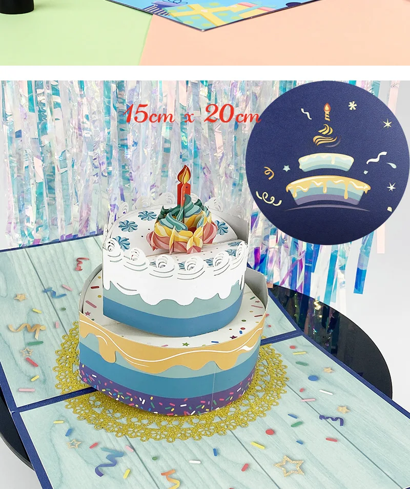 3D Pop-Up Taufkarte Handgemachte Baby-Taufgrußkarte Neugeborenen-Segens-Erinnerungskarte Babyparty-Geschenk Religiöse Karte für Gott – Detail 20