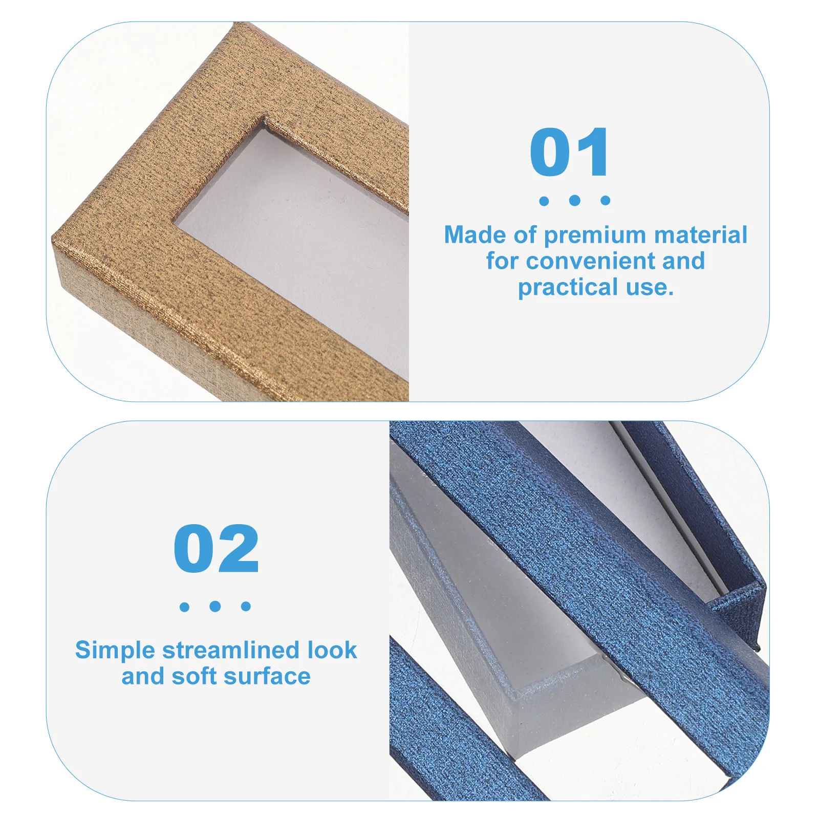 5 Pcs Gift Option Gift Box Transparent Window Organizer Storage Containers Fountain Pen Holder Empty Boxes Small Case