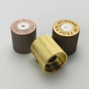 Guyker-Guitar-Gitarrenboteons mit 6 mm Durchmesser, Gitarrenpotentiometer-Knopf für E-Gitarre, Töpfe Achse, Style Bullet, Ton und Volumensteuerung, B 6 Hauptverkaufsorbis -Waffe - №1