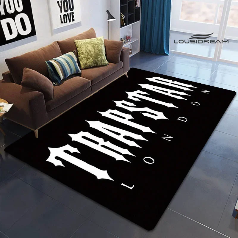 Trapstar London logo Printed carpet non-slip carpet bedroom decor door mat outdoor rug Yoga mat bedroom decoration birthday gift