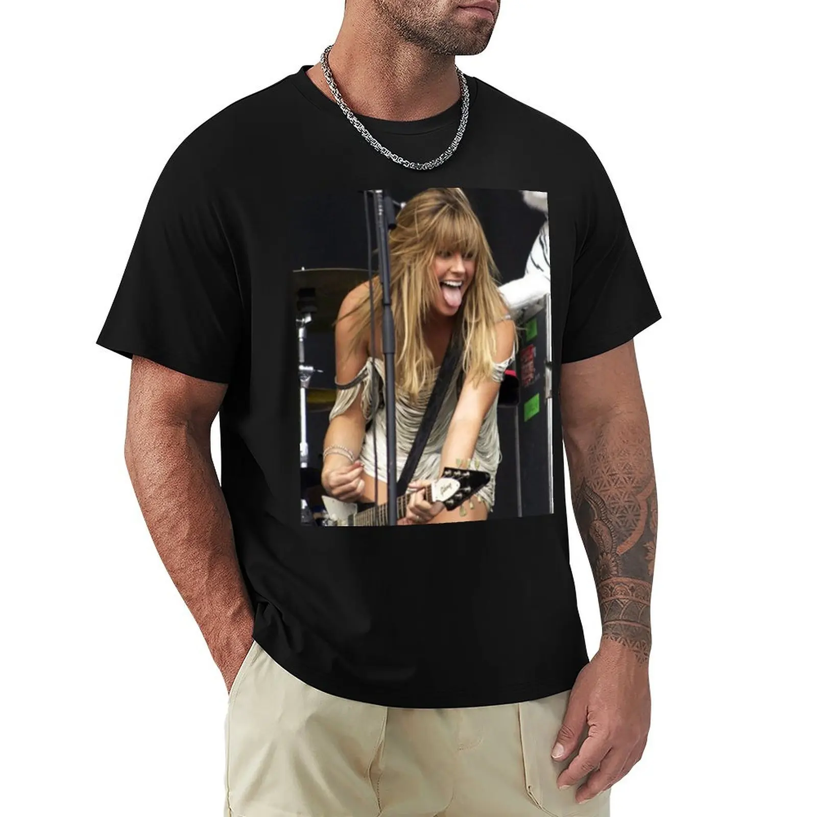 

Grace Potter - Poster T-Shirt Running Gym Short Sleeve Sports Tee