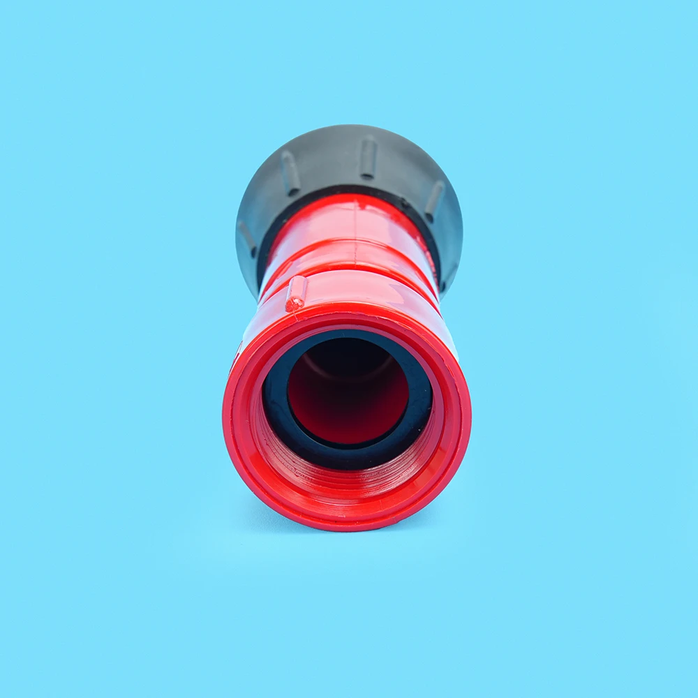 Adjustable Fire Hose Nozzle 1/1.5/2 Inch Plastic Firefighting Spray Gun Direct and Mist Pattern for Car Wash Fire Protection