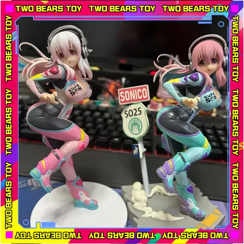 

FuRyu Original Soni-Ani：Super Sonico the Animation Racing Suit Anime Action Figure Toys For Boys Girls Children Birthday Gifts