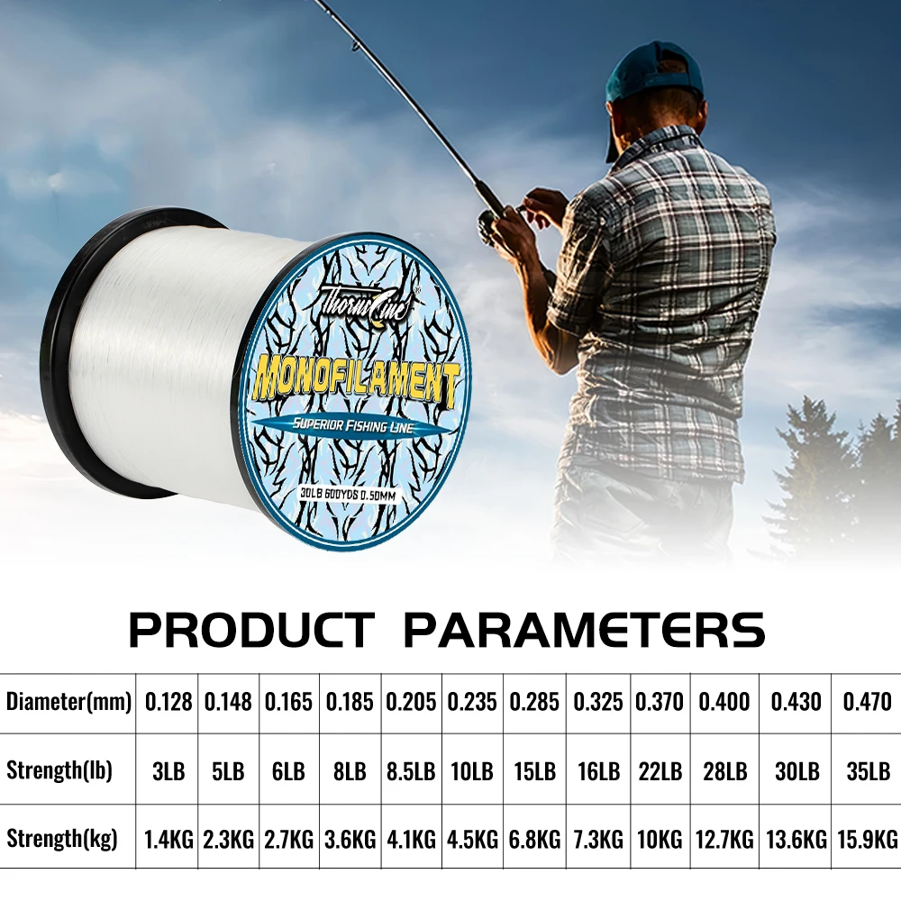 fishing accessories خيط حرير صيد الأسماك زب ادوات صيد سمك صيد سمك معدات fishing line fishing صيد سمTHORNSLINE 1000 متر ملحقات خط الصيد المستجدات طقم صيد الأسماك ذيل الشعر MONOFILAMENT سنود لسلع خط صيد السمك من النايلون