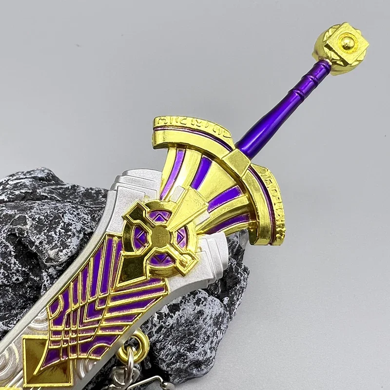 22cm Excalibur Proto Sword Metal WeaponsModel Fate/Prototype Game Replica King Arthur Pendragon 1:6 Action Figure Accessory Toys