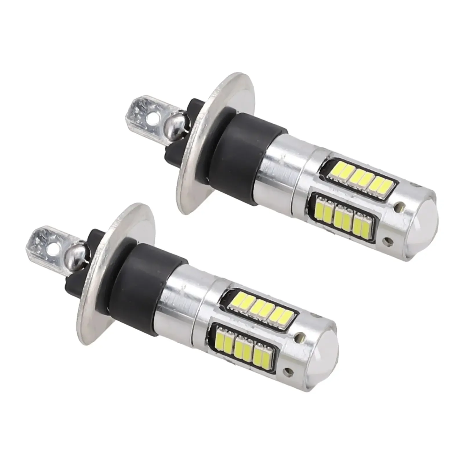 2pcs H1 LED Fog Light Lamp Headlight Kit High Beam Bulbs HID 6000K Xenon White DRL LED Headlight Bulb For Car