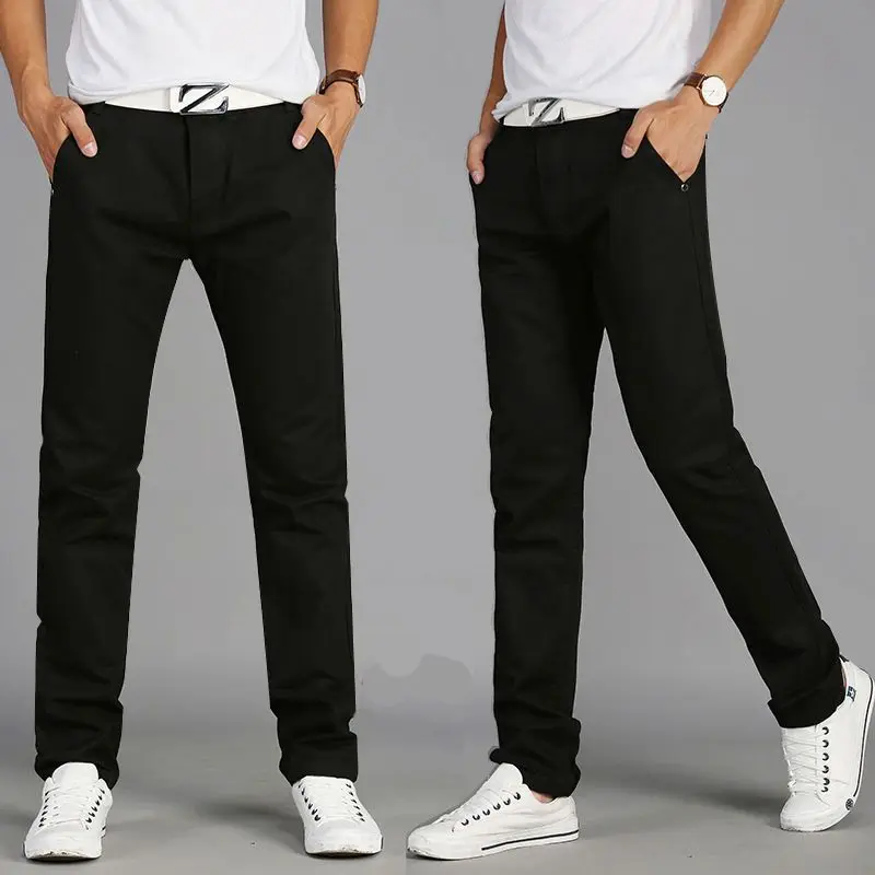 Invisible Open-crotch Pants Men's Casual Pants Straight Loose Business New Trousers Full-open Crotch Outdoor Sex Free Hip Hop