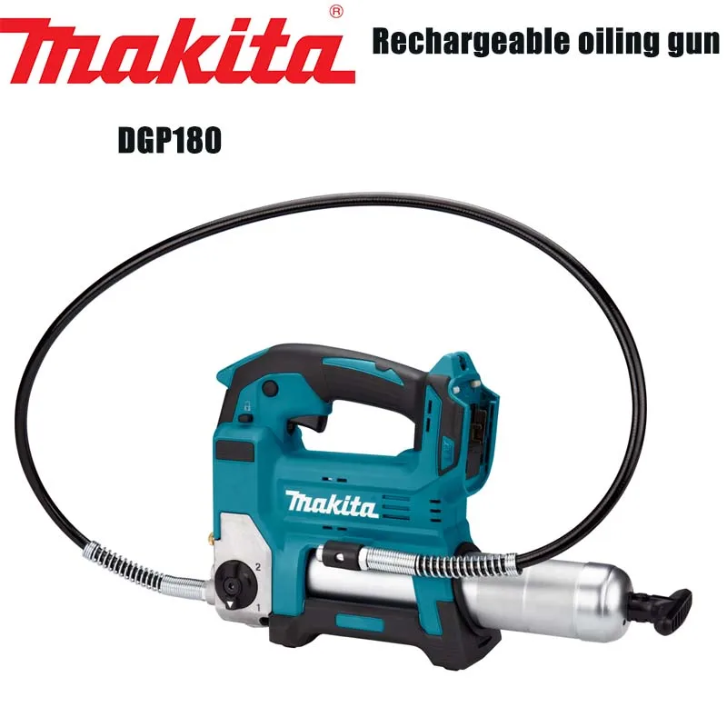 Makita DGP180 Rechargeable Oil Injection Gun Lithium Portable Grease Gun Bare Machine Without Battery and Charger