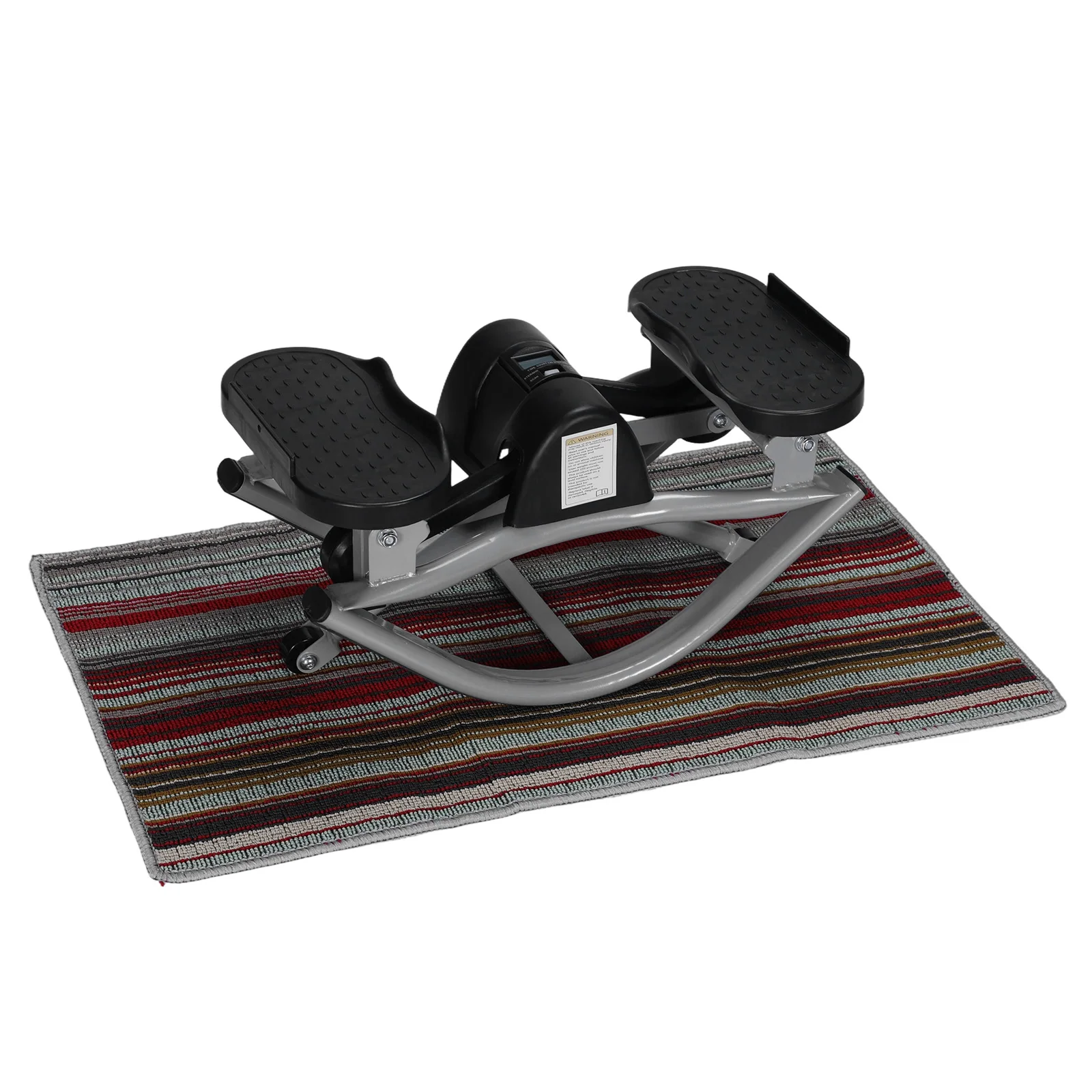 

Lateral Rocking Fitness Stepper with Digital Display & Resistance Bands 250 LBS Weight Capacity for Knees Joints Legs Glutes Abs
