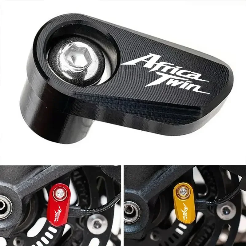 Motorrad Zubehör CNC Hinterrad ABS Sensor Schutz Schutz Abdeckung Für HONDA Africa Twin CRF1000 CRF1000L CRF1100