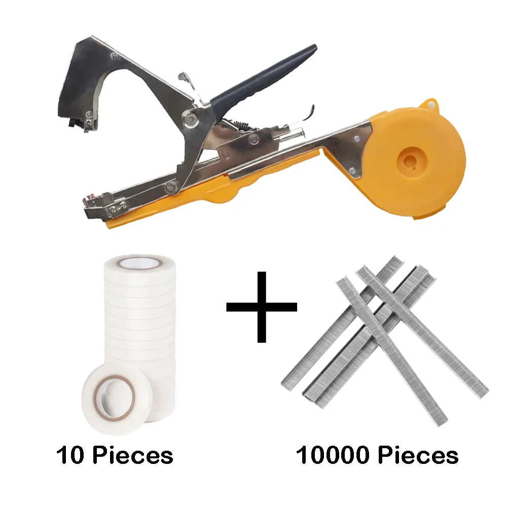Garden Plants Tying Machine Minced Vegetable Tape tool Tapener  Plant Branch Hand Tying Binding Machine Tapes Garden Tools