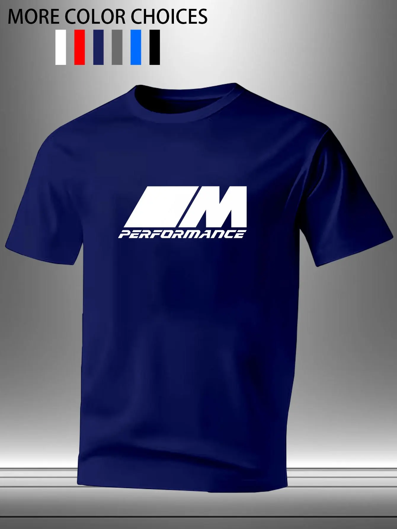 2026 Herren Schnelltrocknendes Mesh-T-Shirt mit M Performance Aufdruck, Rundhals, Kurzarm, Atmungsaktives Sport-Oberteil für Fitness, Laufen und Auto-Enthusiasten – Detail 5