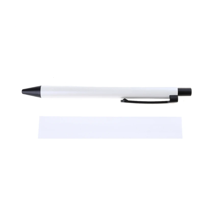 Heat Transfer Retractable Ballpoint Pen with Shrink Films Sublimation Pens Blank for Full Printing Ballpoint Pens