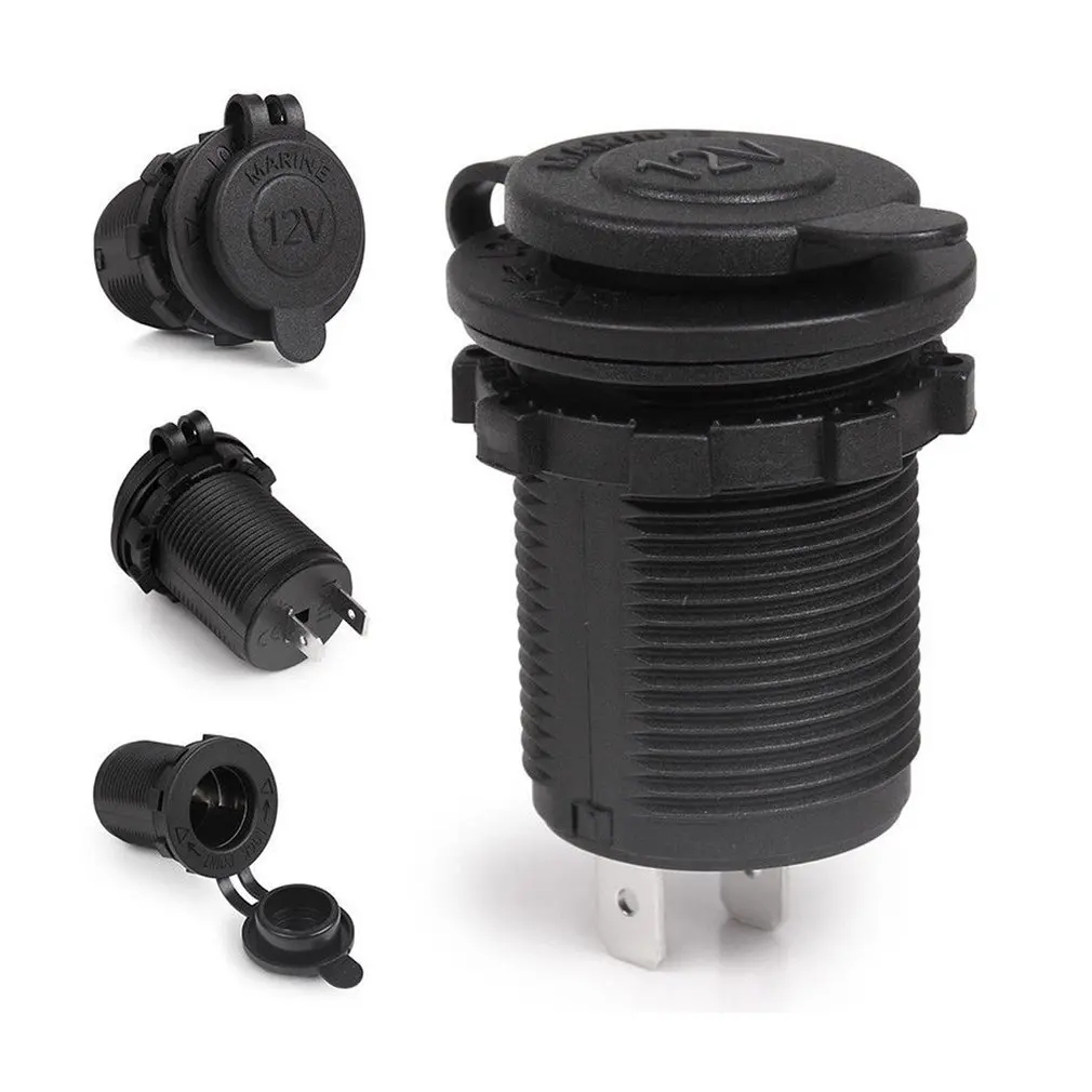

12-24V Car Cigarette Lighter Outlet Waterproof For Car Truck Motorcycle Power Plug Adapter Socket Car Accessories Dropshipping