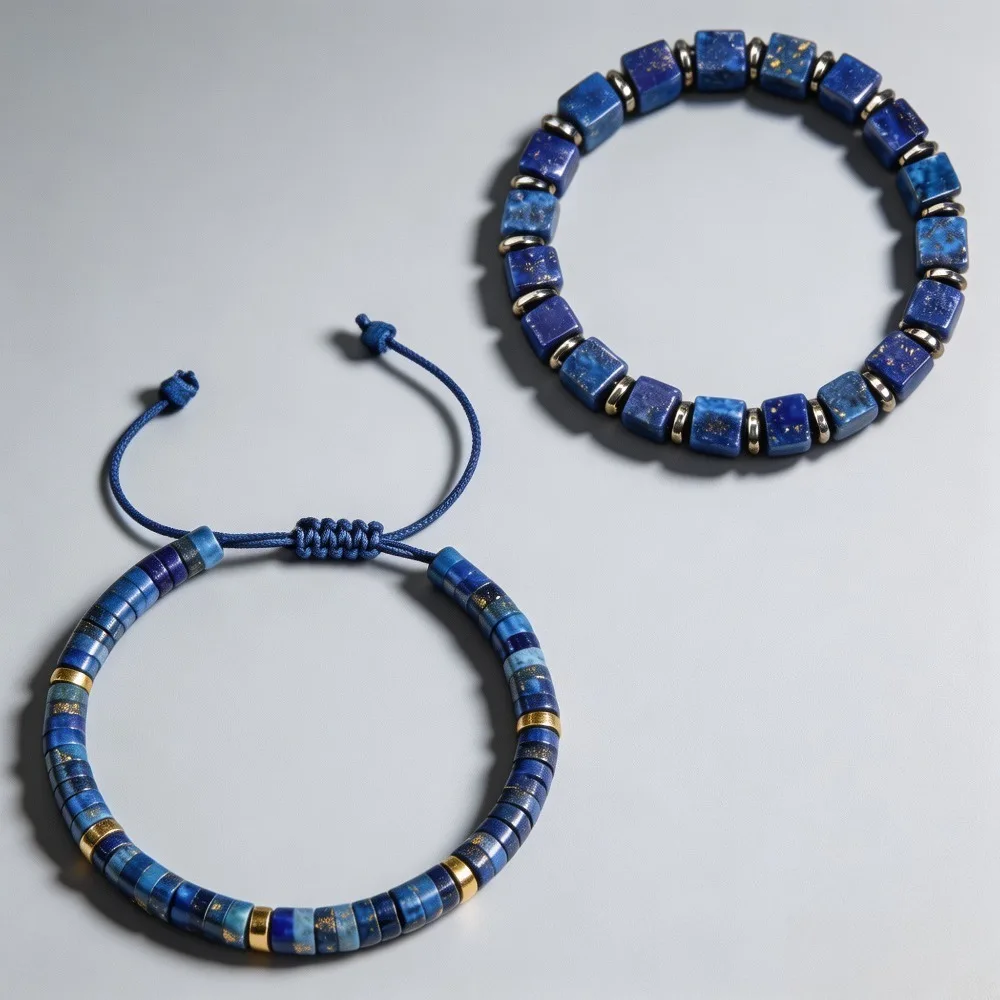 set-di-2-braccialetti-bracciale-elastico-in-lapislazzuli-e-bracciale-in-corda-intrecciata-che-esprime-la-personalita-maschile-ed-e-il-miglior-regalo