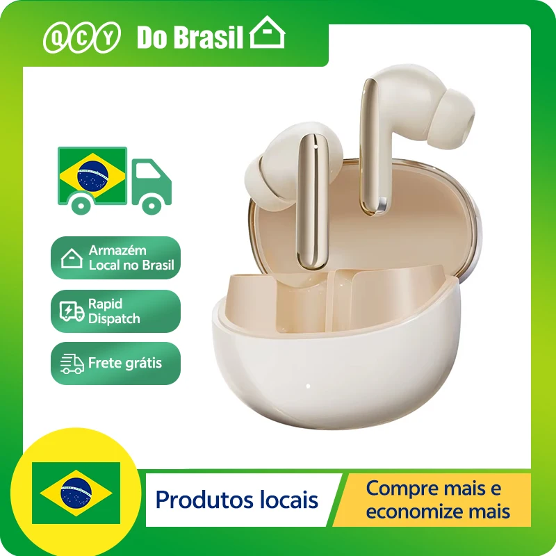 Qcy melobuds pro anc fones de ouvido sem fio 46db cancelamento de ruído ativo fone de ouvido bluetooth 5.3 áudio de alta resolução com fones de ouvido ldac