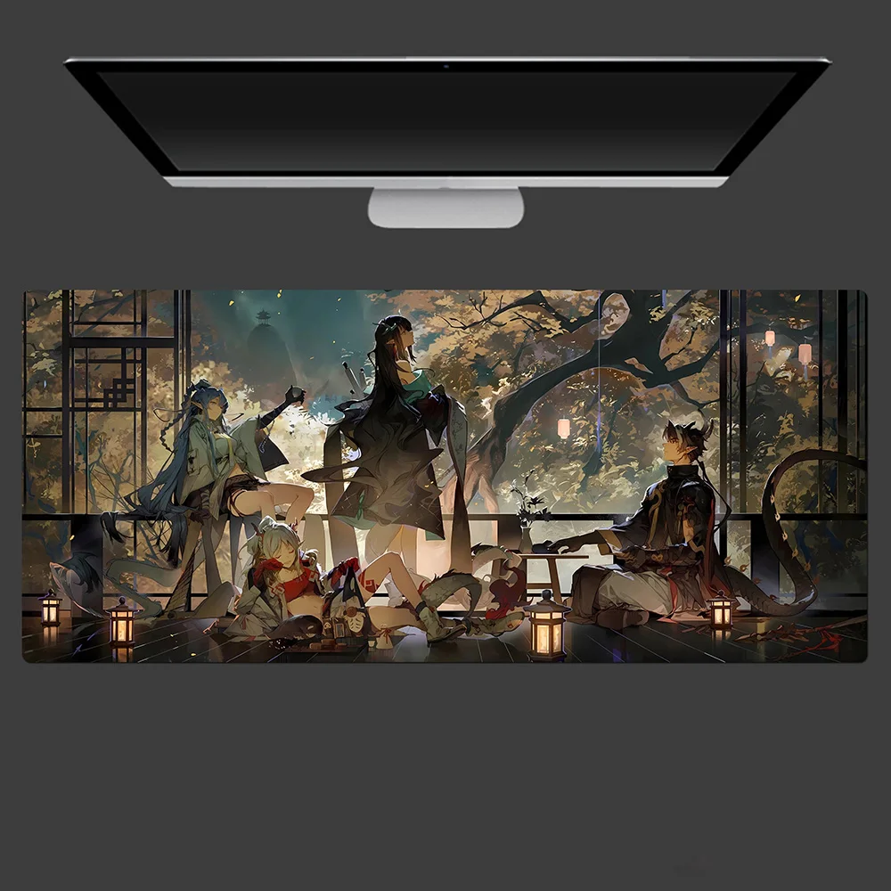 

Arknights Classic Anime Second Element Hd Printed Gaming Mouse Pad Rubber Desk Mat for Keyboard and Pc Gaming Accessories
