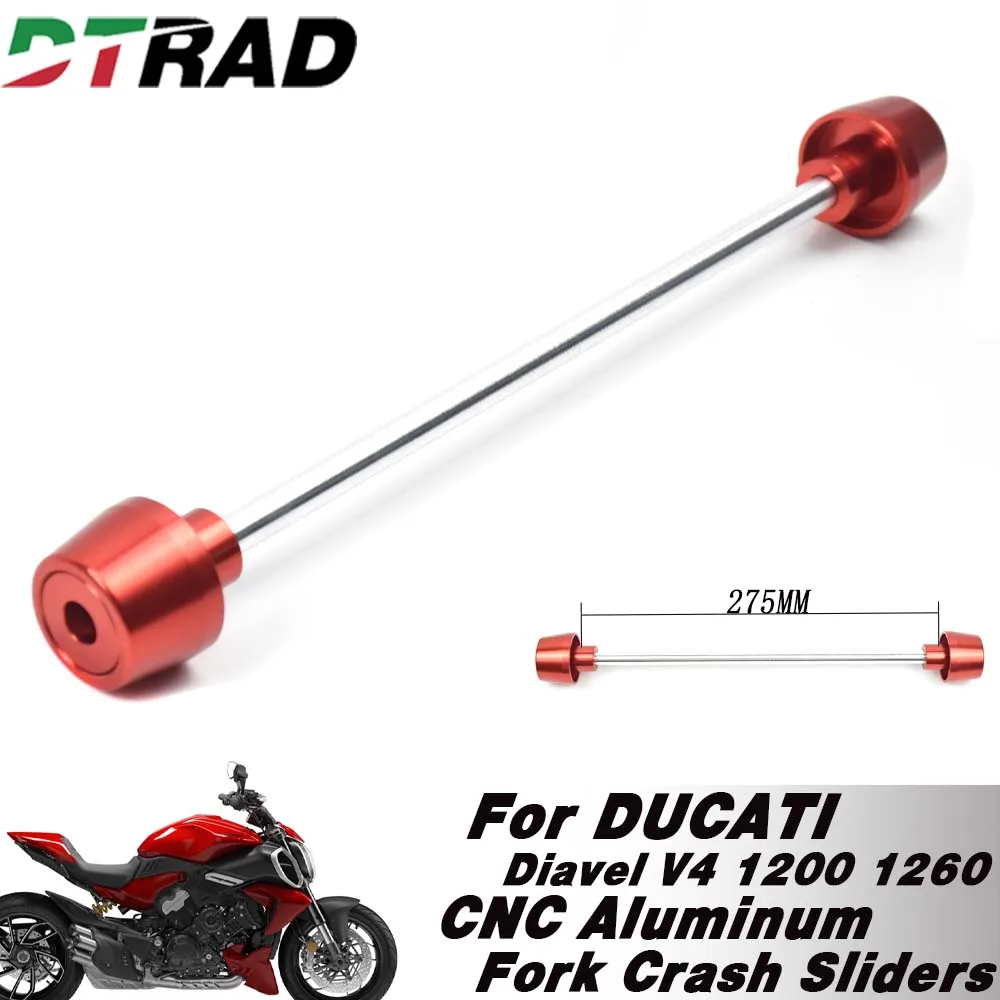 

Защита передней оси мотоцикла (слайдер) для DUCATI Diavel V4 2023-2026, Diavel 1200, 1260, XDIAVEL/S