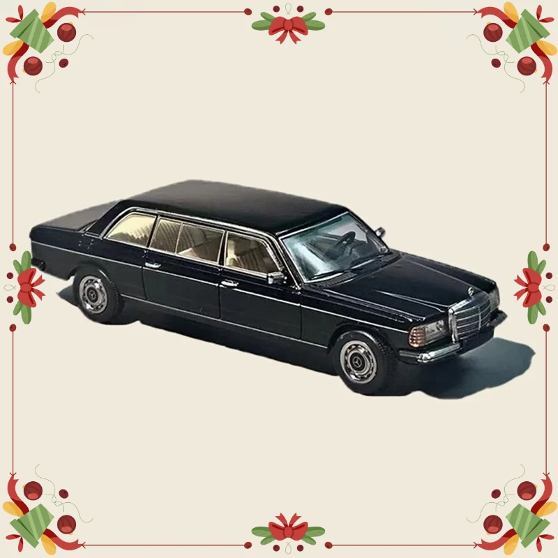 

Модель автомобиля GOC&JiYi Diecast 1:64, лимузин 230E W123, из сплава, сувенир, коллекционный предмет, подарок для хобби