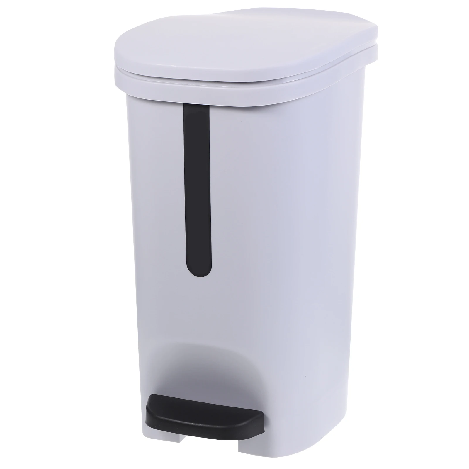 

10L Step-on Trash Can Foot Pedal Household Waste Basket Multi-Function Kitchen Bathroom Garbage Container Odor Proof
