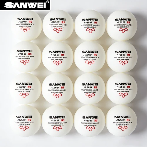 Imagen 2 del producto Original SANWEI ABS nuevo Material 40 + pelotas de tenis de mesa 50/100 Uds pelotas de Ping Pong profesionales para entrenamiento pelotas de tenis de mesa